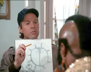 Murdock (Dwight Schultz) stellt sein 'künstlerisches' Talent unter Beweis..