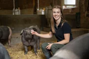 Bei Leonie Froböse auf dem Hof Froböse in Lage (Ostwestfalen - Lippe).