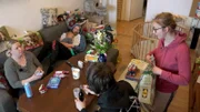 Sandra mit ihrer Familie.