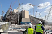 Noch ist das lange erwartete Guggenheim Museum Abu Dhabi von Frank Gehry nur eine Baustelle.