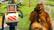 Grizzy (r.) hat einen Roboter gebaut, der die Lemminge von der Rangerhütte fernhalten soll, während er ein romantisches Abendessen für die Bärendame vorbereitet. Doch irgendwie gibt es doch noch beachtliche Unterschiede zwischen Grizzy und dem Roboter.  +++