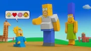 (v.l.n.r.) Maggie; Homer; Marge
