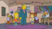 (v.l.n.r.) Bart; Rektor Skinner; Truth-Anne