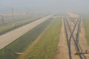 Die Entladerampe von Auschwitz