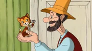 Pettersson freut sich über seinen neuen Mitbewohner - den kleinen Kater Findus!