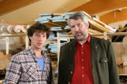 L-R: Yannik Rösner (Klaus Steinbacher) and Anton Stadler (Dieter Fischer)