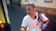 Notfallsanitäter Chris Grüne aus Frankfurt