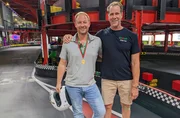 Tobias Kämmerer und Andreas (re.) von Eco-Karts.