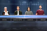 Die Kandidat:innen (v.l.n.r.): Irène Hirt, Christopher Hobmaier, Louisa Stockschläder und Brian Schmischke.