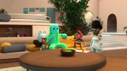 l-r: Ella, Madhu, Slippy, Mom