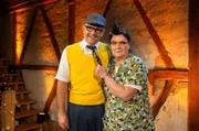 v.l.n.r: Marcus Neuweiler und Birgit Pfeiffer (Die Gscheidles)