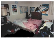 Schlafzimmer-Tatort-Foto