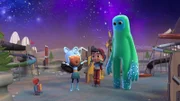 l-r: Glitch, Ella, Slippy, Madhu