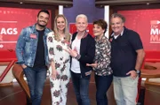 v.li. Giovanni Zarrella, Ruth Moschner, Guido Cantz, Gayle Tuffs, Marco Rima.
