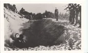 Erschießung durch SS-Einsatzgruppen.