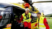 Doc Caro und Hubschrauber-Notarzt Dr. Peter Richter