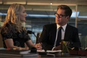 Marissa Morgan (Geneva Carr, l.); Dr. Jason Bull (Michael Weatherly, r.)