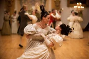 l-r: Anne Lister (Suranne Jones), Miss Sophie Ferrall (Stephanie Hyam)