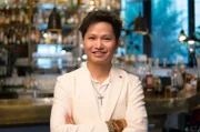 Geschäftsmann Tuyen Pham in seinem Berliner Restaurant Bless