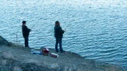Noah and Rhain Alicia Brown fishing.