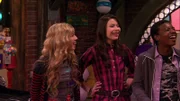 v.li.: Sam Puckett (Jennette McCurdy), Carly Shay (Miranda Cosgrove), Fleck (Daven Wilson)