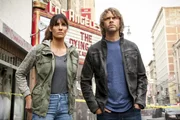 Kensi Blye (Daniela Ruah, l.); Marty Deeks (Eric Christian Olsen, r.)