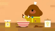 Bei Duggee und den Quirlies geht es auch um etwas Leckeres: Kuchen!