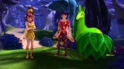 Ein weiterer Herzkristall ist im Schwarzen Wald zu finden, wo Yuko und Mo auch gleich auf Yolika treffen.