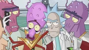 Prince Nebulon (2.v.l.), Rick (2.v.r.)