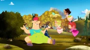 Zoé, Tanja und Yasmin sind Feen im Feenland - auch QuackQuack ist mit dabei.