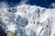 Langtang-Lirung, Grenze zwischen Tibet und Nepal, Himalaya Hauptkamm.