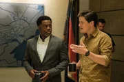 L-R: Donovan (KEVIN HANCHARD) and Jesse (JUSTIN KELLY)