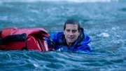 Bear Grylls and crew film Man Vs. Wild Hells Canyon, OR Snow travel Alpine travel Rapids Fire building; Bear Grylls and crew film Man Vs. Wild Hells Canyon, OR Snow travel Alpine travel Rapids Fire building