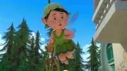 Die Elfe Farfalla hat einen Brief für Frido.