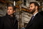 L-R: Dominic Morgan (Patrick Dempsey), Massimo Ruggero (Alessandro Borghi)