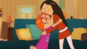 Nat umarmt Wendy begeistert: So eine tolle große Schwester wollte sie schon immer haben.