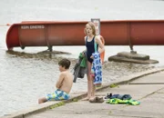 Martha (Luna Kuse) rettet Finn (Timon Wuerriehausen) aus einer sehr brenzligen Situation...