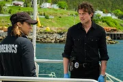 L-R: Sarah (MAYKO NGUYEN) and Charlie (JOHN REARDON)