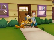 Garfield ist wieder da! Der gefr&auml;&szlig;ige, faule Kater, der am liebsten gelangweilt vor dem Fernseher sitzt oder sich eine Extraportion Lasagne einverleibt, lebt noch immer im Hause von Jon Arbuckle mit seinem Hundefreund Odie.
