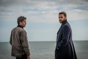 L-R: Dominic Morgan (Patrick Dempsey), Massimo Ruggeri (Alessandro Borghi)