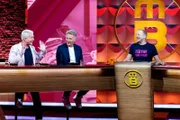 v.l.: Guido Cantz, Jörg Pilawa, Gastgeber Mario Barth +++