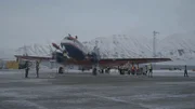 Das in Spitzbergen stationierte Forschungsflugzeug Polar 6 ist Teil der internationalen Kampagne HALO-(AC)³ zur Untersuchung der Änderungen von Luftmassen in der Arktis.