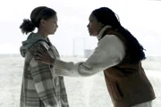 L-R: Talulah (Charlotte Gairdner-Mihell) and Helen (Naomie Harris)