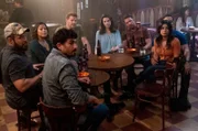 L-R: Sonny Quinn (AJ Buckley), Lisa Davis (Toni Trucks),Brock Reynolds (Justin Melnick), Jason Hayes (David Boreanaz), Mandy Ellis (Jessica Paré), Ray Perry (Neil Brown Jr.), Trent Sawyer (Tyler Grey)