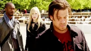 (v.l.): Alec (Aldis Hodge), Parker (Beth Riesgraf) und Eliot (Christian Kane)