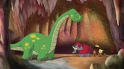 Zoe und Finn helfen in der Steinzeit Professor Mammut dabei, eine Erfindung zu bauen.