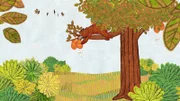Der süße Honig, den der Bär stibitzt, lockt auch andere Tiere an. Doch wer möchte sich mit einem Bären anlegen?