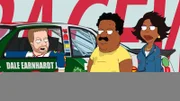 L-R: Dale Earnhardt Jr., Cleveland Brown, Donna Tubbs-Brown