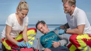 Der ehrgeizige Sportler braucht dringend Hilfe: Bo Hansen als Lars Hinrichs, Sönke Möhring als Florian Becker, Tanja Wedhorn als Nora Kaminski