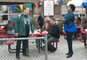 Kevin Gable (Kevin James), Mott (Christopher Brian Roach), Duffy (Lenny Venito), Didi (Saidah Arrika Ekulona)